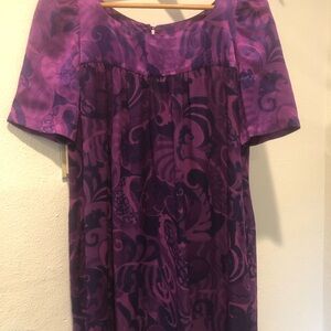 French Connection Purple Swirl Print mini Dress Pucci lookalike